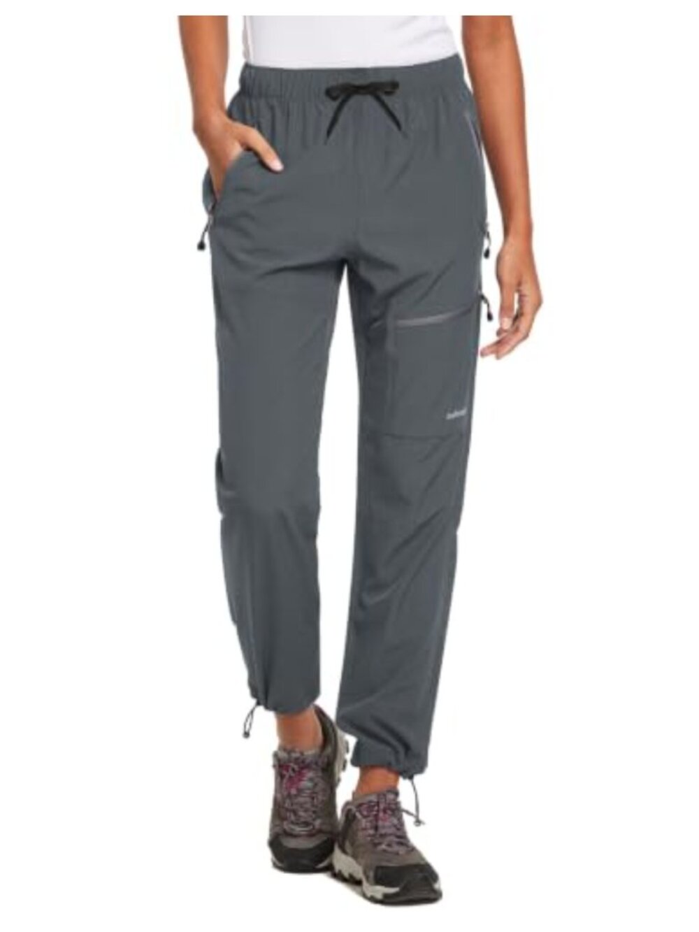BALEAF Women's Hiking Cargo Pants Quick Dry Waterproof UPF 50+